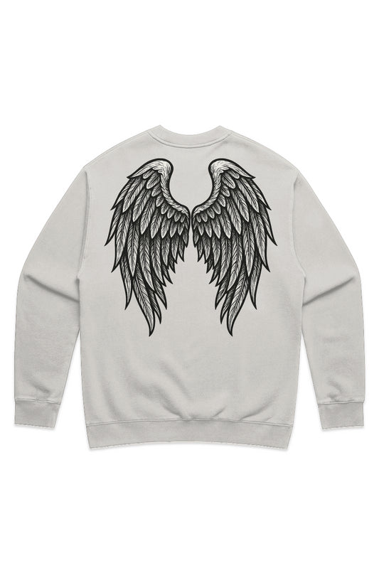 MENS RELAX FADED CREW